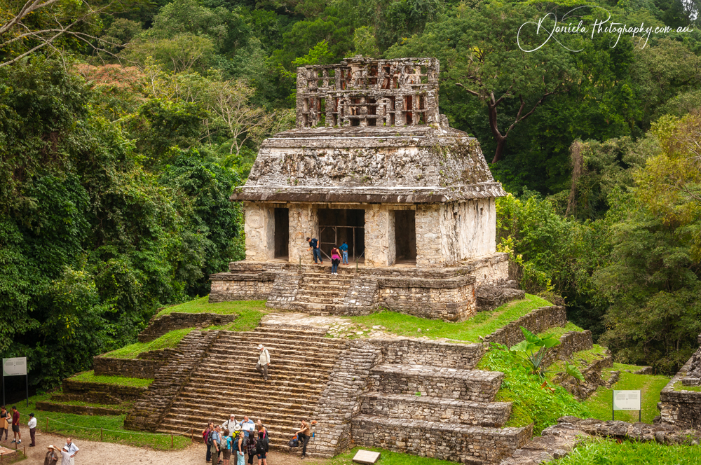 Palenque ancient Maya ruins, Temple of the Cross, Chiapas
